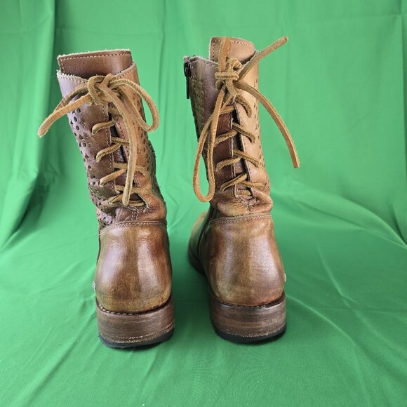 Bed Stu Cobbler Bridgewater Perforated Leather Boot  size 43 / w 12 / m 10 - Picture 6 of 13